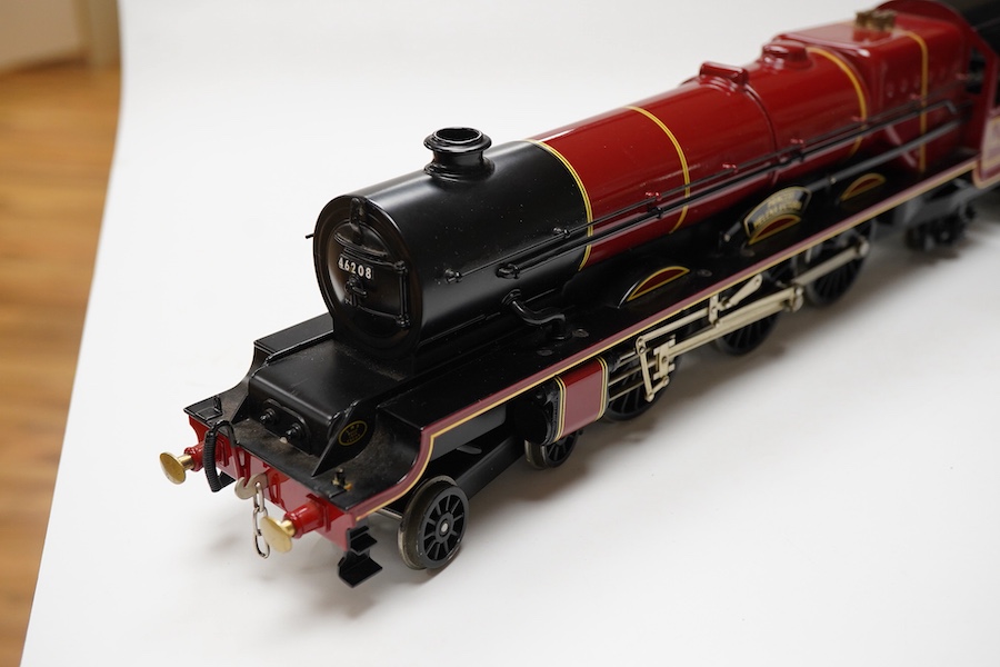 A boxed Bassett-Lowke by Corgi 0 gauge tinplate BR Princess Royal class 4-6-2 tender locomotive, Princess Helena Victoria 46208, a special limited release, with option for two or three rail running, with instruction leaf